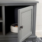 Ashlea 2 Door 1 Shelf Media Stand - 47 W x 16 D x 20 H - 47Wx16Dx20H