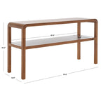 Maybell 2-Tier Console Table - 32 W x 15 D x 30 H - 53Wx17Dx30H
