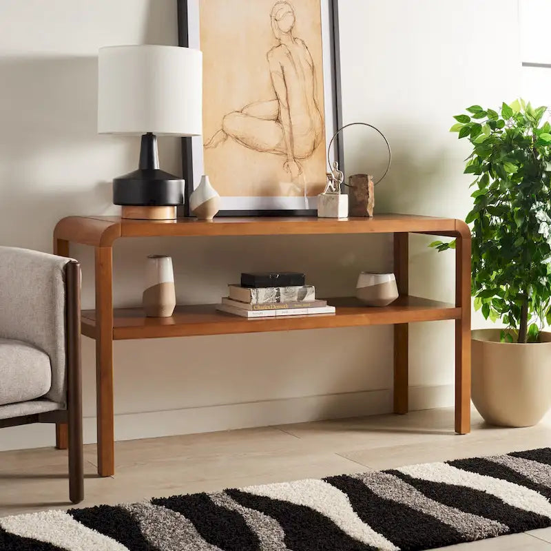 Maybell 2-Tier Console Table - 32 W x 15 D x 30 H - 53Wx17Dx30H