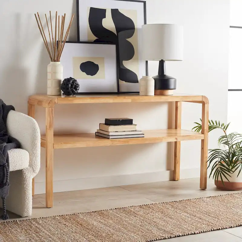 Maybell 2-Tier Console Table - 32 W x 15 D x 30 H - 53Wx17Dx30H