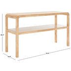Maybell 2-Tier Console Table - 32 W x 15 D x 30 H - 53Wx17Dx30H