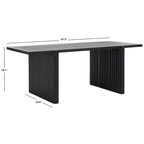 Assel Rectangle Coffee Table - 47 W x 23 D x 18 H - 47Wx23Dx18H