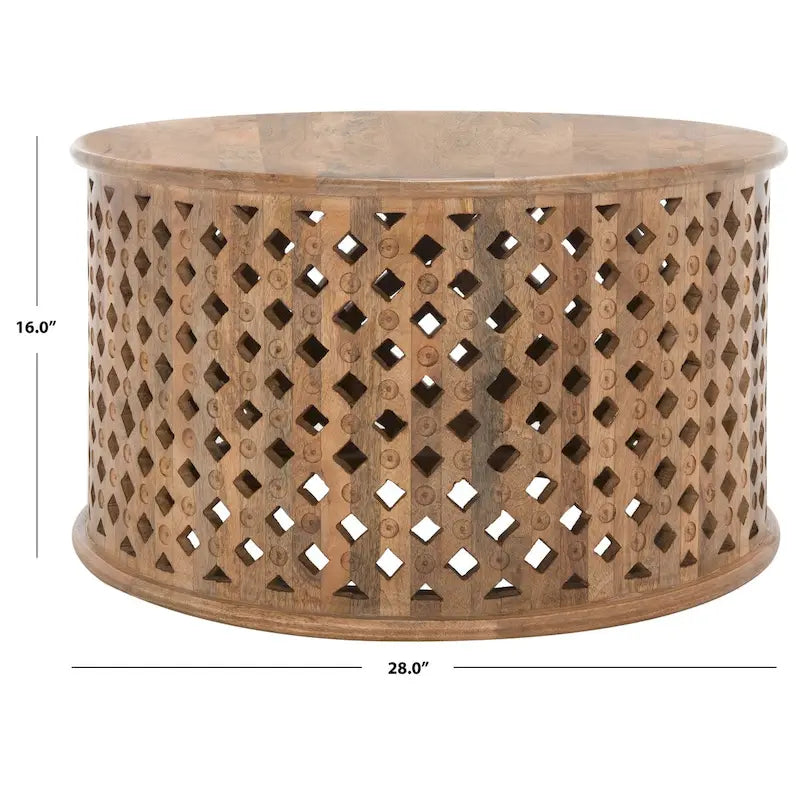 Pere Round Coffee Table - 28 L x 28 D x 16 H - 28Wx28Dx16H