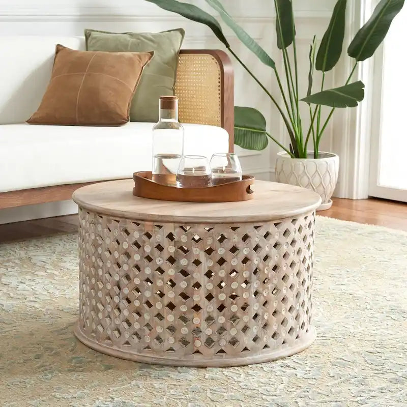  Pere Round Coffee Table - 28 L x 28 D x 16 H - 28Wx28Dx16H