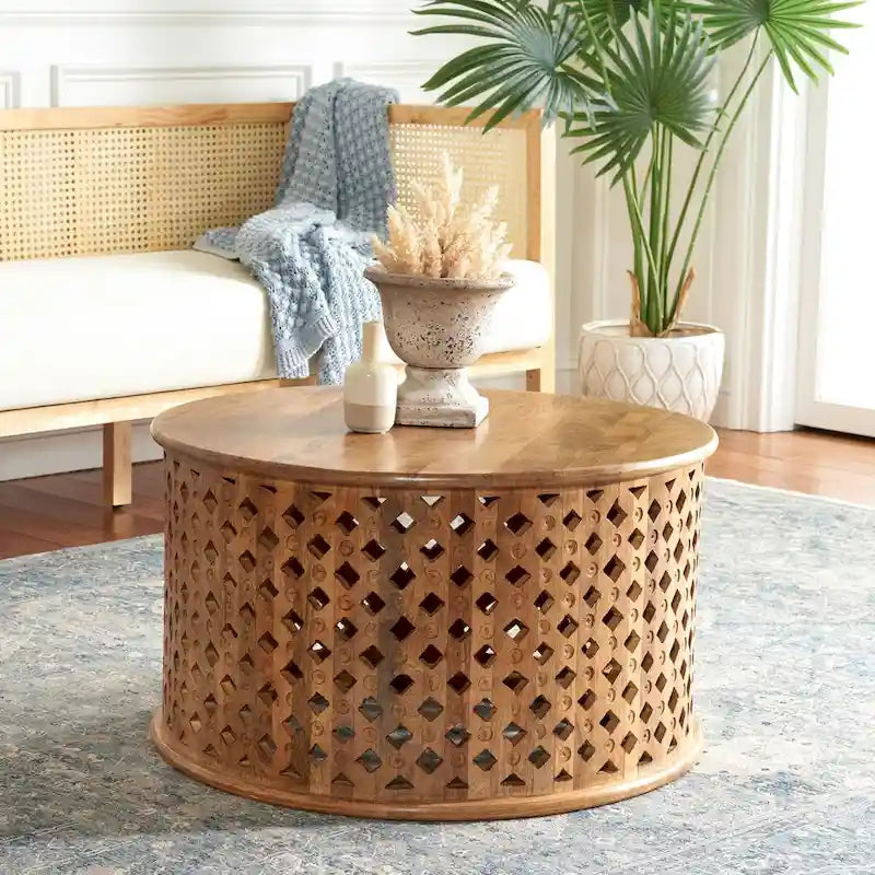 Pere Round Coffee Table - 28 L x 28 D x 16 H - 28Wx28Dx16H