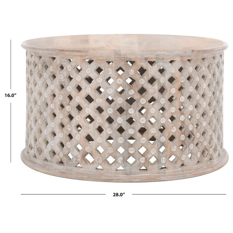 Pere Round Coffee Table - 28 L x 28 D x 16 H - 28Wx28Dx16H