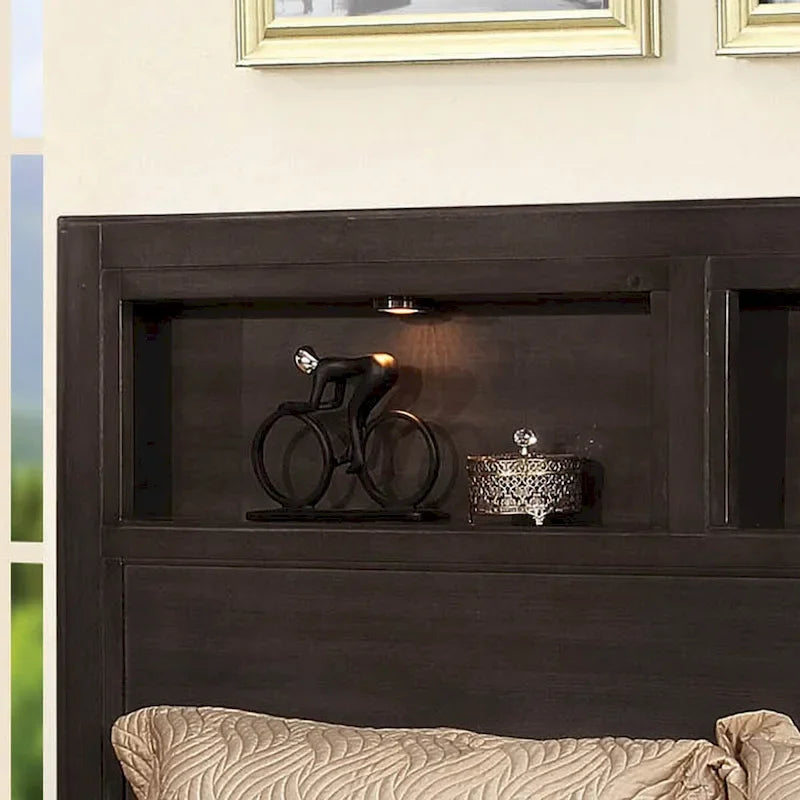 Dito Transitional Solid Wood Storage Bed