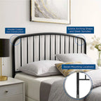 Nova Queen Metal Headboard