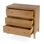 Nora 3-Drawer Wood Dresser