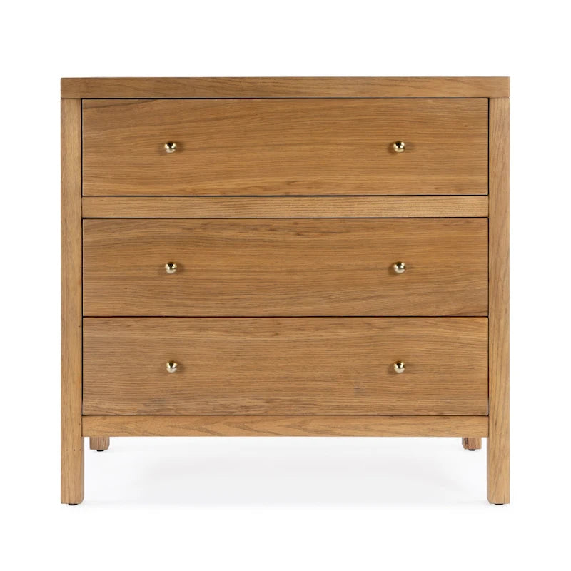 Nora 3-Drawer Wood Dresser