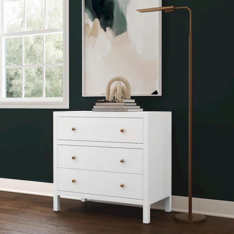 Nora 3-Drawer Wood Dresser