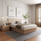 Malibu 3-Piece Bedroom Set with Bed, Headboard, and Nightstand