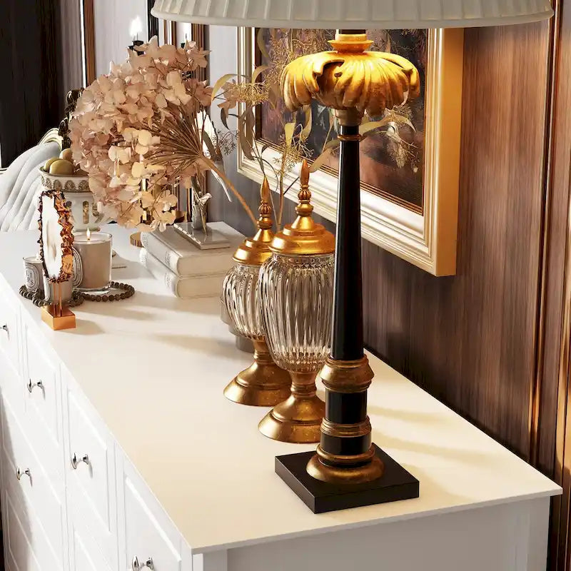 Bedroom Dresser with Silver Accents Sleek and Spacious Organizer Chest