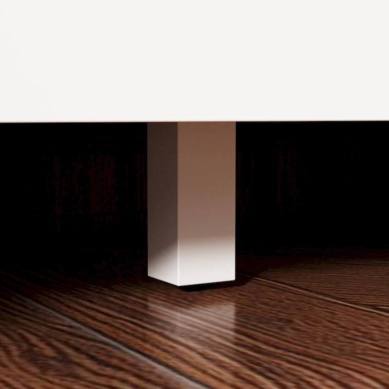 Bedroom Dresser with Silver Accents Sleek and Spacious Organizer Chest