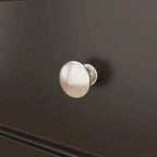 Bedroom Dresser with Silver Accents Sleek and Spacious Organizer Chest