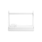 White Single Tent Bed Frame for Kids
