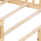 Full-size Floor Beds with Bookcases and Blackboards for Kids