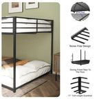 Full over Full Bunk Black
