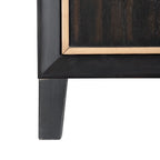 Nyx Modern Espresso Solid Wood Panel Bed