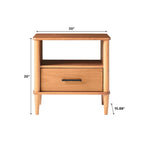 Middlebrook Designs Mid-Century Modern Solid Wood Spindle Nightstand (Set of 2)