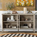 Storage Cabinet Sideboard Wooden Cabinet with Shelves for Living room