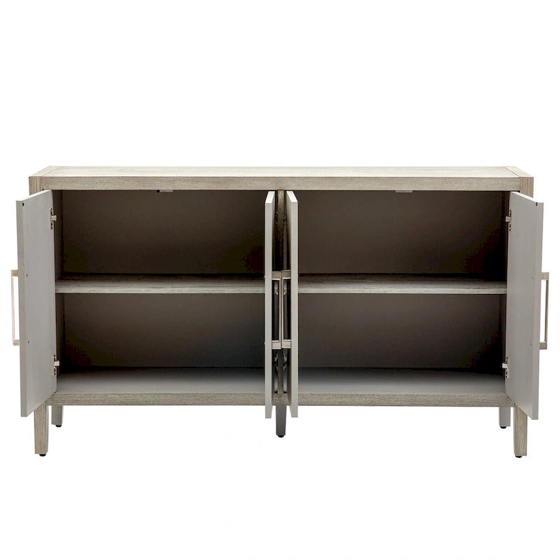 Storage Cabinet Sideboard Wooden Cabinet with Shelves for Living room