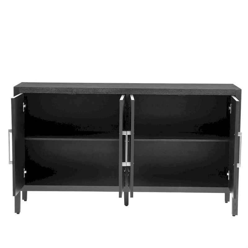 Storage Cabinet Sideboard Wooden Cabinet with Shelves for Living room