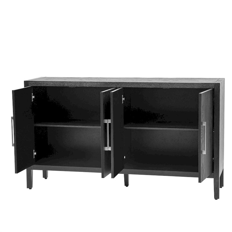 Storage Cabinet Sideboard Wooden Cabinet with Shelves for Living room