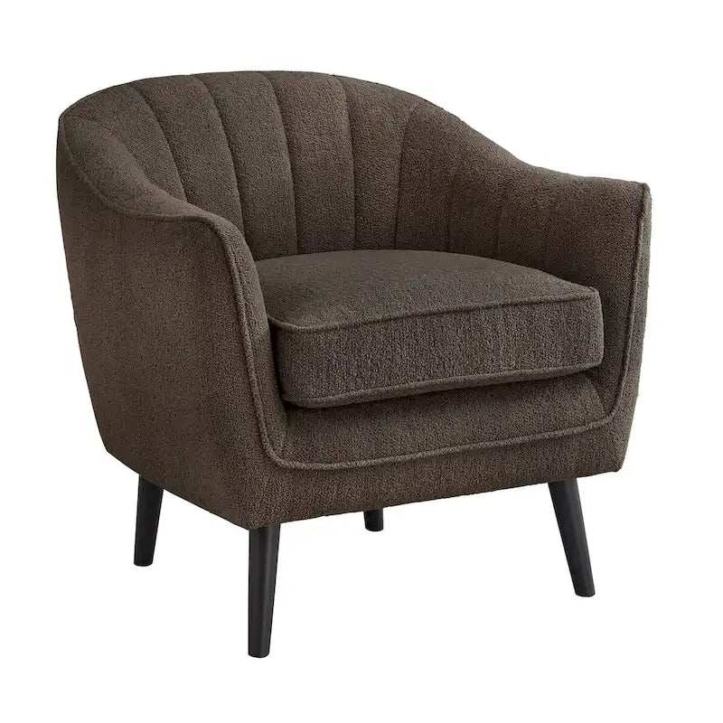 Neath Mid-Century Channel-Tufted Accent Chair with Removable Cushion Cover by  Classic