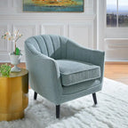 Neath Mid-Century Channel-Tufted Accent Chair with Removable Cushion Cover by  Classic