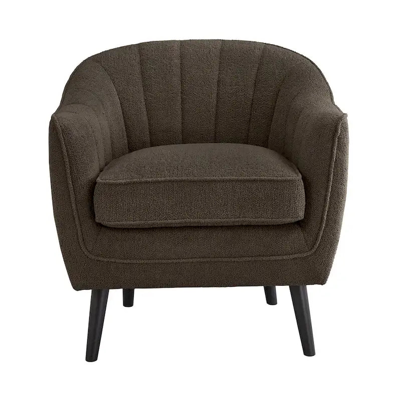 Neath Mid-Century Channel-Tufted Accent Chair with Removable Cushion Cover by  Classic