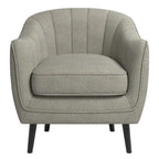 Neath Mid-Century Channel-Tufted Accent Chair with Removable Cushion Cover by  Classic