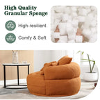 Circular wide living room fabric sofa, balcony homestay lazy sofa chair