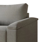 CraftPorch Simple Style Linen Upholstered Loveseat