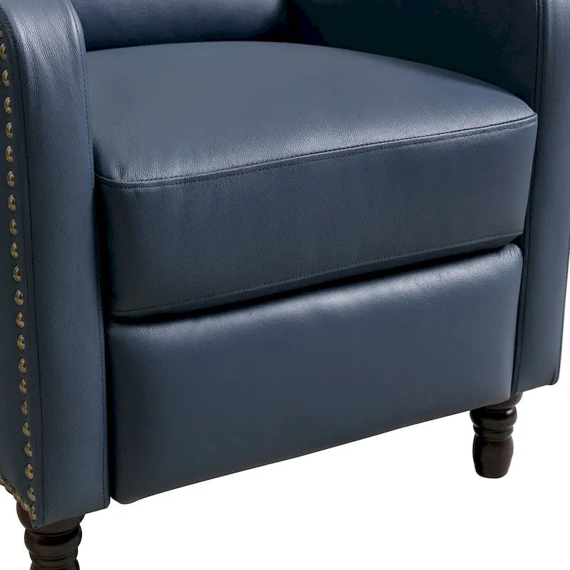 COZYMAN Genuine Leather Recliner Chair Comfortable Chairs for Living Room