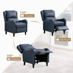 COZYMAN Genuine Leather Recliner Chair Comfortable Chairs for Living Room