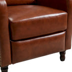 COZYMAN Genuine Leather Recliner Chair Comfortable Chairs for Living Room