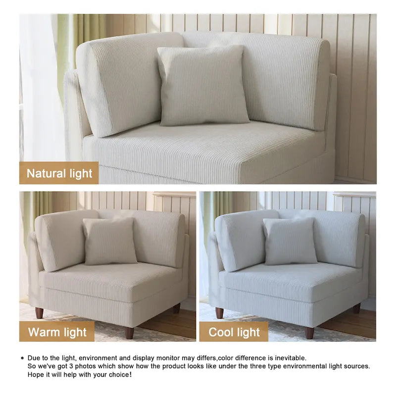 Oversized Storage Sectional Sofa Modular Couch