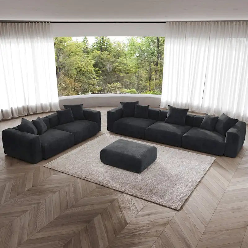3PCS Modern Couch Set Living Room Furniture Set