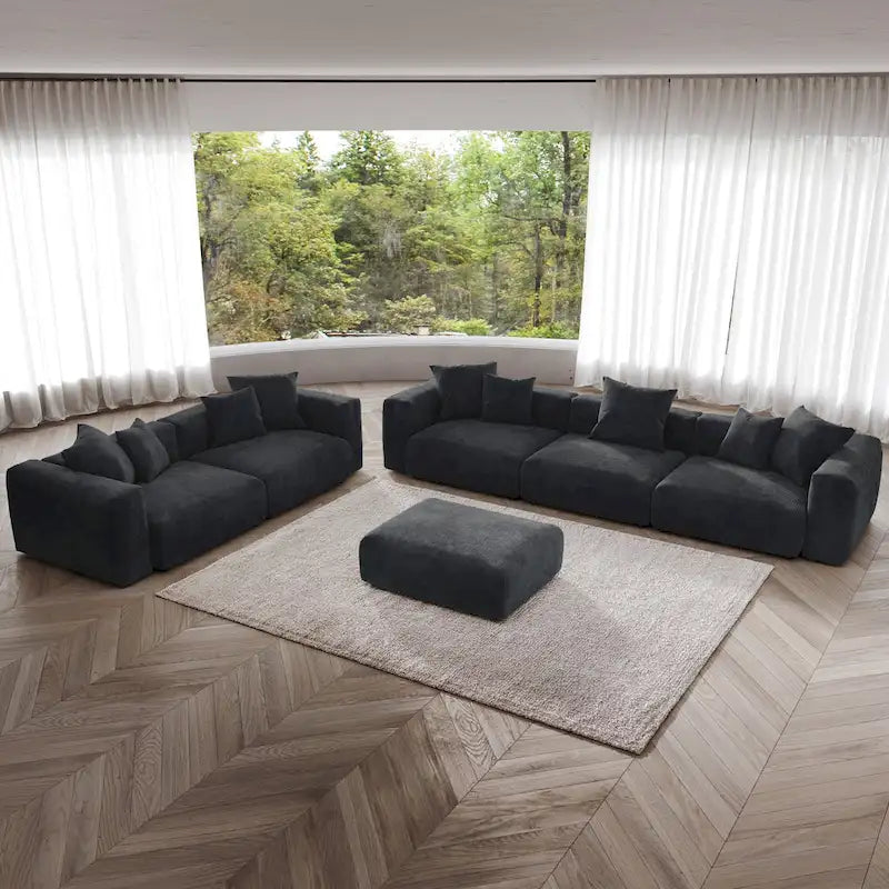 3PCS Modern Couch Set Living Room Furniture Set