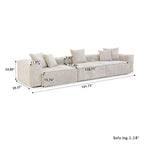 3PCS Modern Couch Set Living Room Furniture Set
