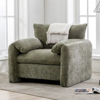 Chenille Oversized Armchair Accent Chair Single Sofa