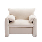 Chenille Oversized Armchair Accent Chair Single Sofa