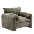 Chenille Oversized Armchair Accent Chair Single Sofa