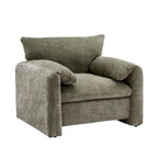 Chenille Oversized Armchair Accent Chair Single Sofa
