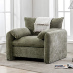 Chenille Oversized Armchair Accent Chair Single Sofa