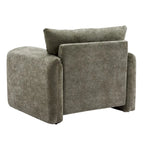 Chenille Oversized Armchair Accent Chair Single Sofa