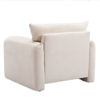 Chenille Oversized Armchair Accent Chair Single Sofa