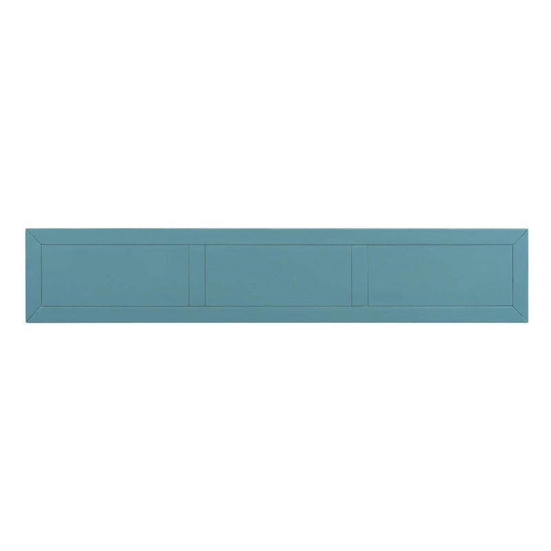 Nestfair Rustic Entryway Console Table with Drawers and Bottom Shelf