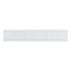 Nestfair Rustic Entryway Console Table with Drawers and Bottom Shelf